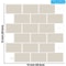 3D Waterproof Peel And Stick Kitchen Wall Tiles 12x12in 510PCS Set 13
