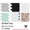 3D Waterproof Peel And Stick Kitchen Wall Tiles 12x12in 510PCS Set 0