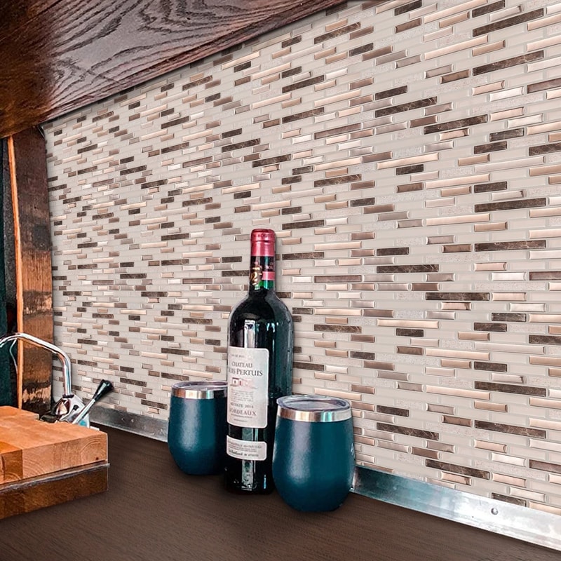 3D Waterproof Peel And Stick Kitchen Wall Tiles 12x12in 510PCS Set 3