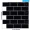 3D Waterproof Peel And Stick Kitchen Wall Tiles 12x12in 510PCS Set 16