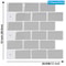 3D Waterproof Peel And Stick Kitchen Wall Tiles 12x12in 510PCS Set 17