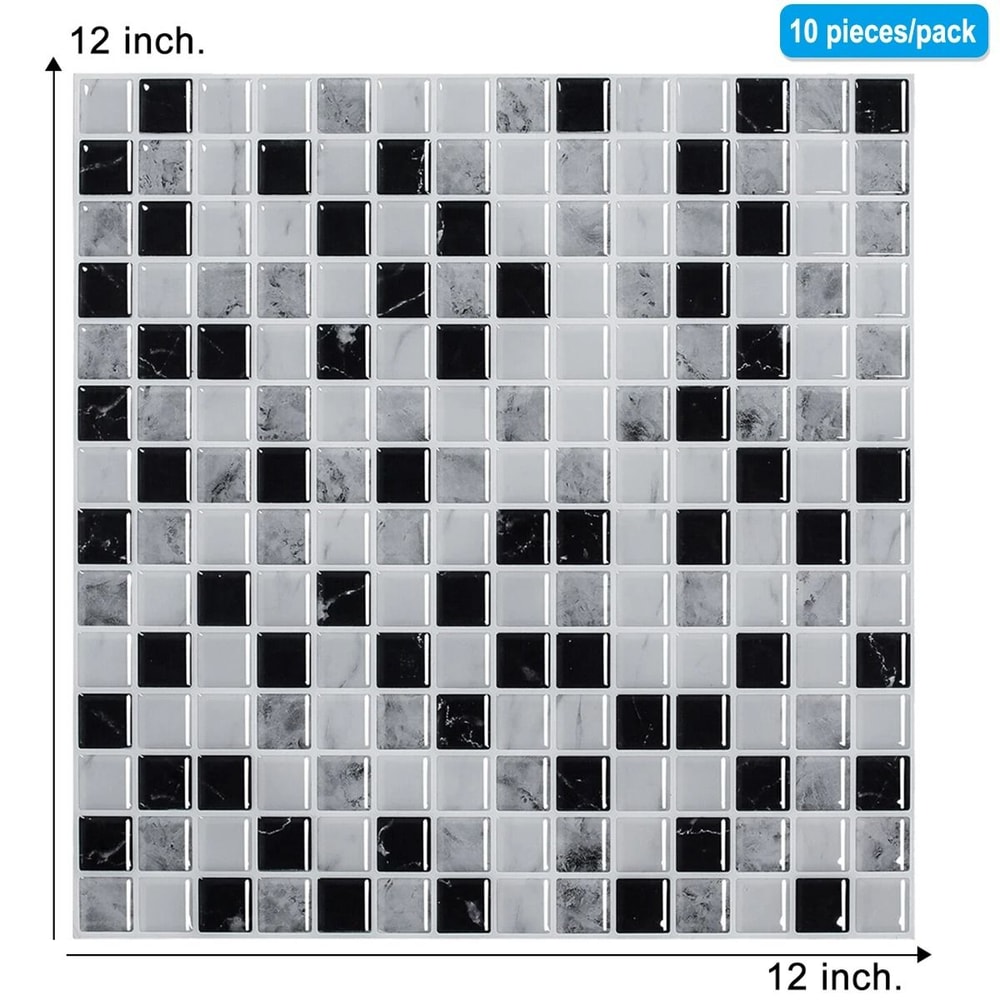3D Waterproof Peel And Stick Kitchen Wall Tiles 12x12in 510PCS Set 20
