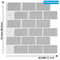 3D Waterproof Peel And Stick Kitchen Wall Tiles 12x12in 510PCS Set 21