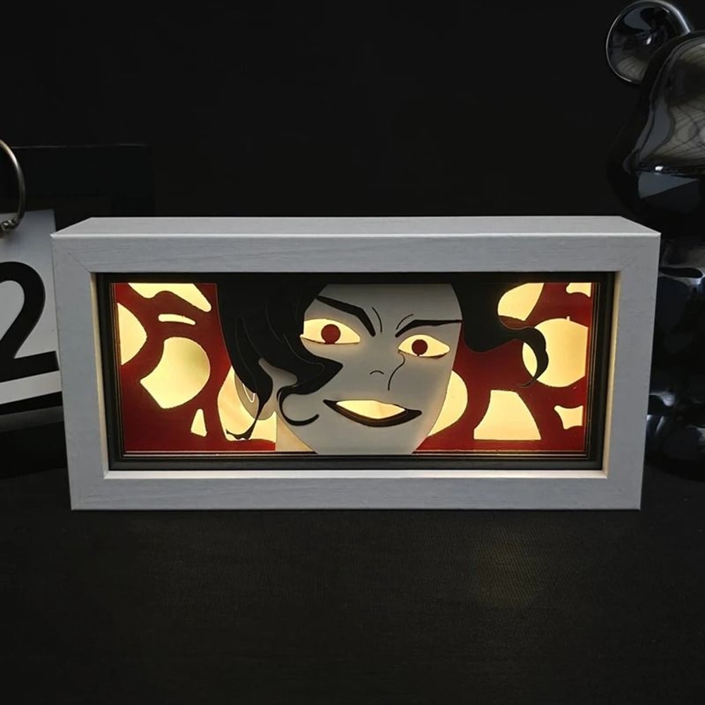 Demon Slayer Tanjiro 3D LED Light Box Night Lamp For Bedroom Decor 8