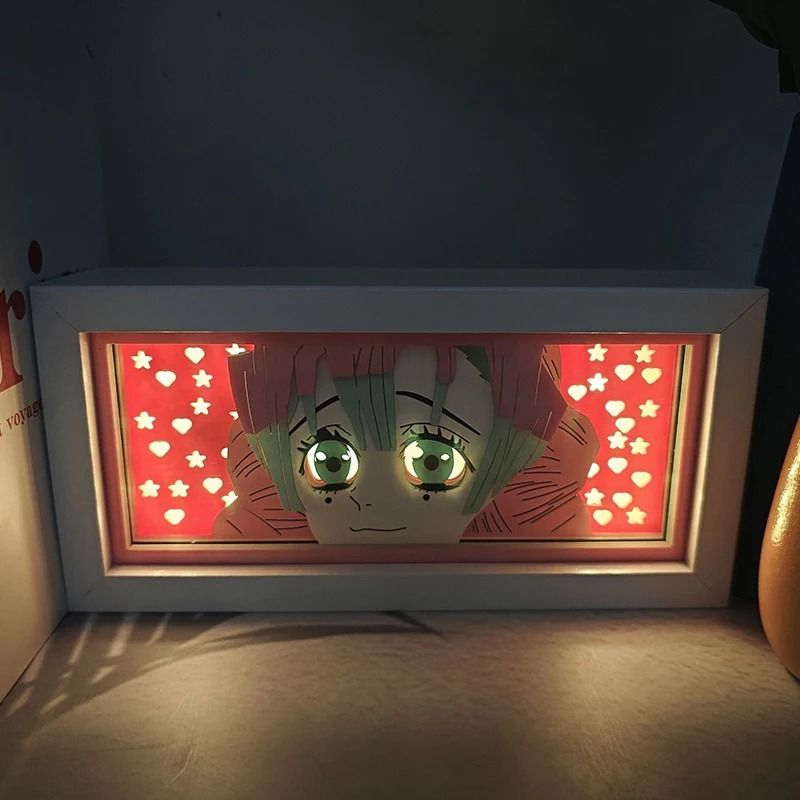 Demon Slayer Tanjiro 3D LED Light Box Night Lamp For Bedroom Decor 12