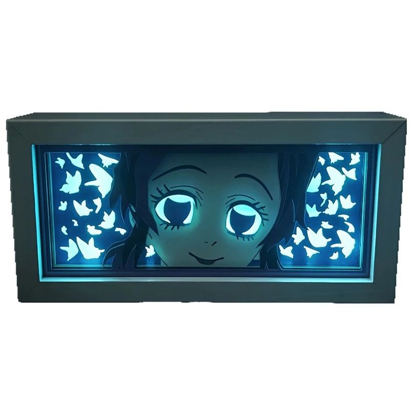 Demon Slayer Tanjiro 3D LED Light Box Night Lamp For Bedroom Decor 13