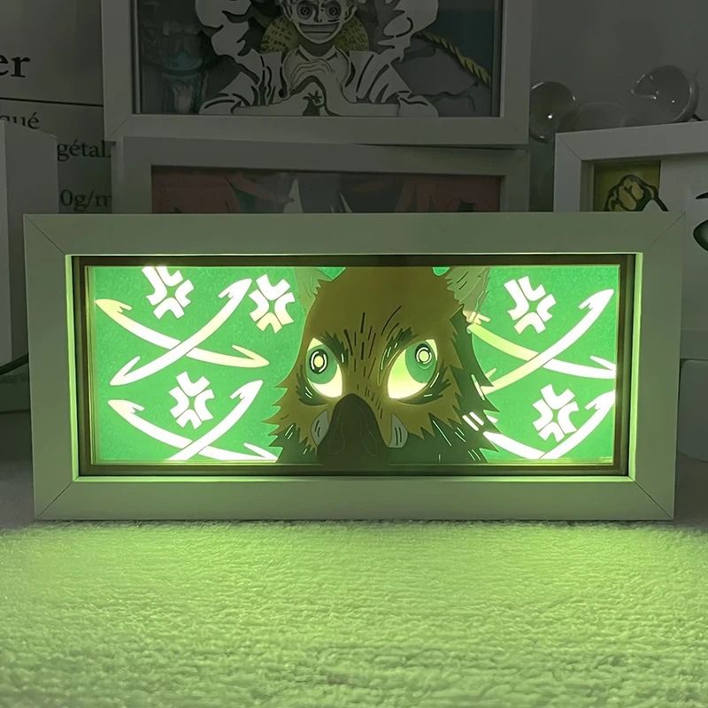 Demon Slayer Tanjiro 3D LED Light Box Night Lamp For Bedroom Decor 19