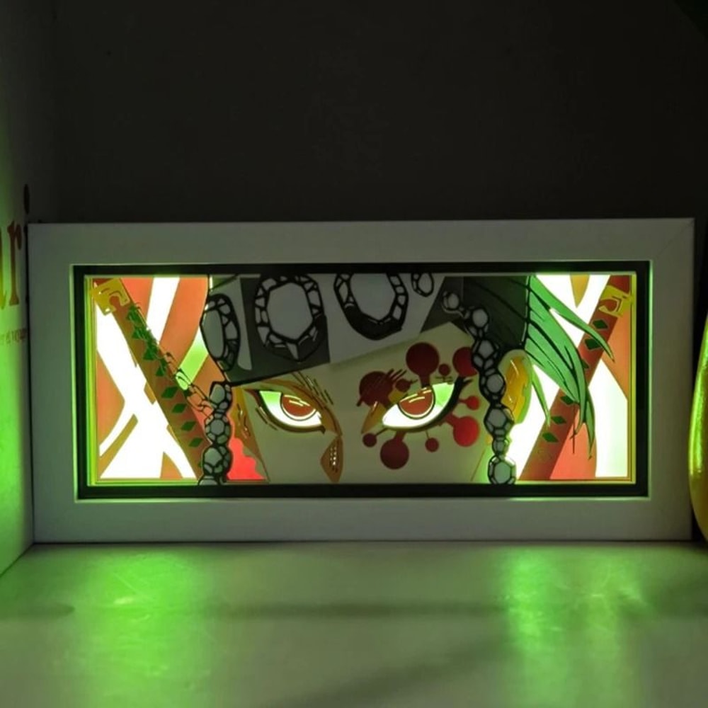 Demon Slayer Tanjiro 3D LED Light Box Night Lamp For Bedroom Decor 22