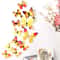 12PCS 3D Butterfly Wall Stickers Set Waterproof PVC Decorative Decals For Home And Events 5