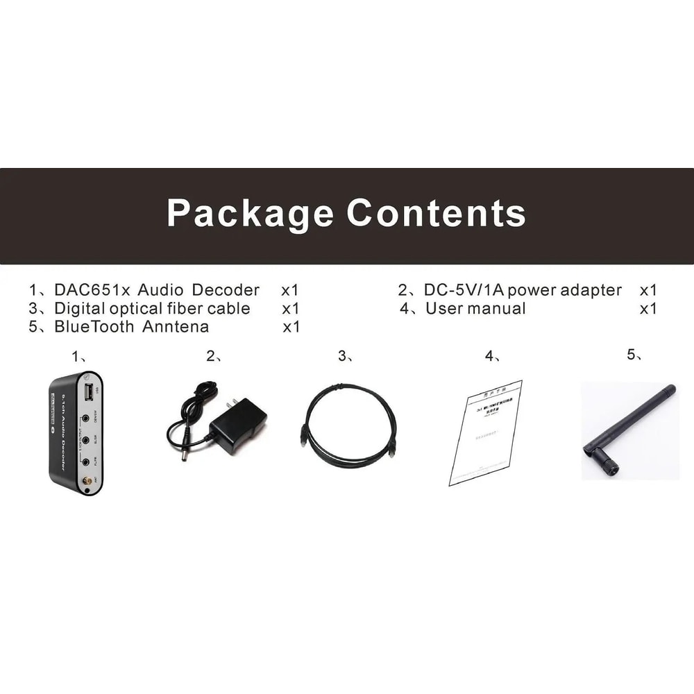 Digital 51 Audio Decoder Dolby DTS AC3 Converter With 51 Analog Output 5