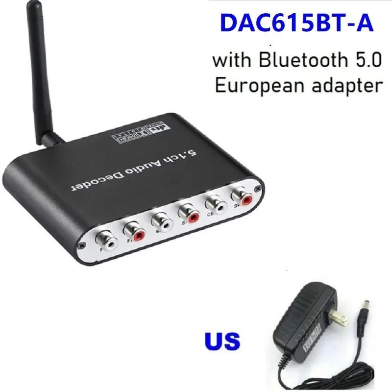 Digital 51 Audio Decoder Dolby DTS AC3 Converter With 51 Analog Output 6