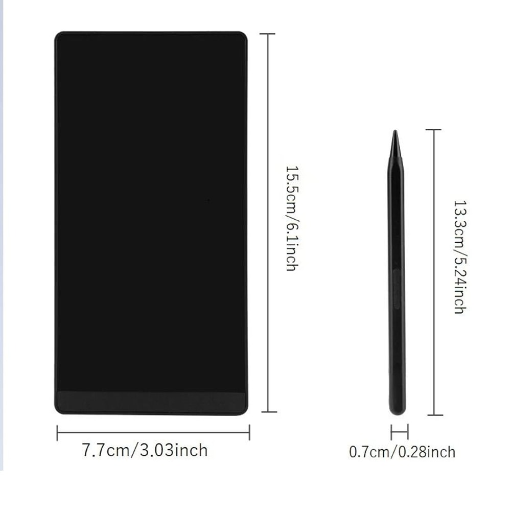 65 Inch LCD Writing Tablet Kids Doodle Board Reusable Drawing Pad Educational Notepad 1