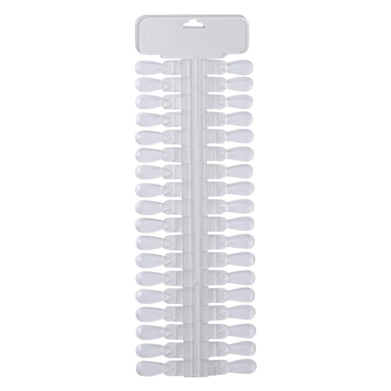 36pcs Nail Art Display Board With Removable Tips Gel Polish Practice Palette 3