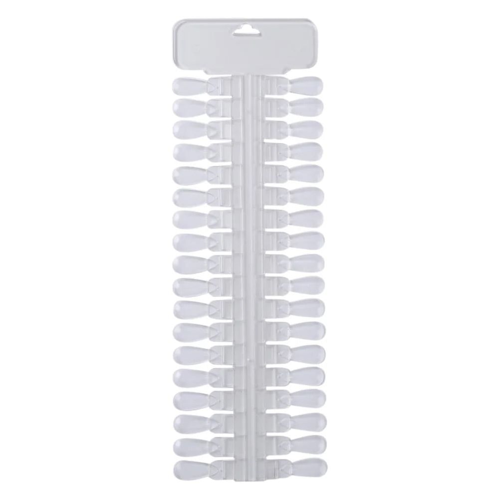 36pcs Nail Art Display Board With Removable Tips Gel Polish Practice Palette 7