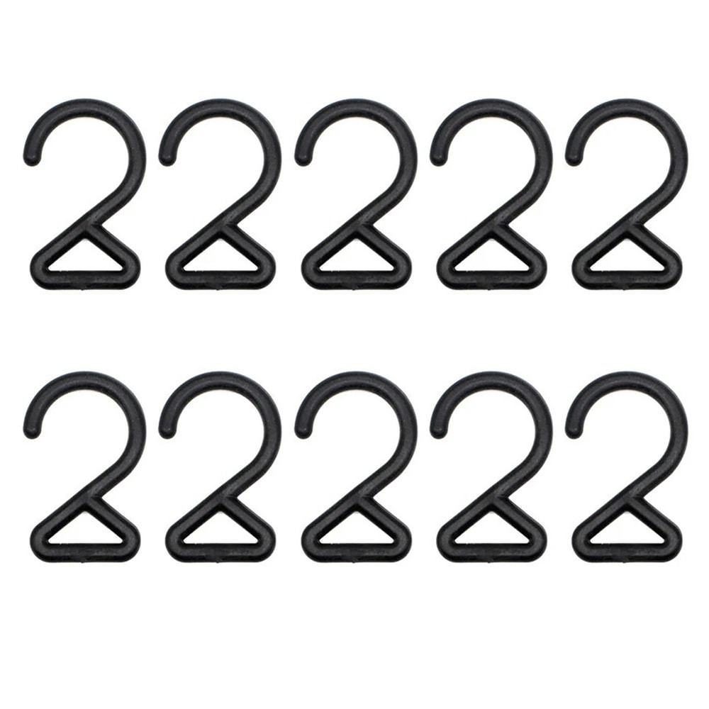 ZShaped Triangle Camping Hooks Set Portable MultiPurpose Outdoor Hanging Clips 10PCS 0