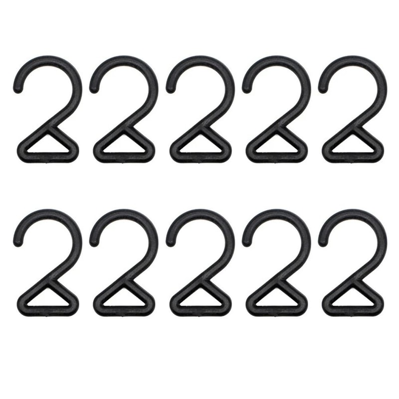 ZShaped Triangle Camping Hooks Set Portable MultiPurpose Outdoor Hanging Clips 10PCS 6