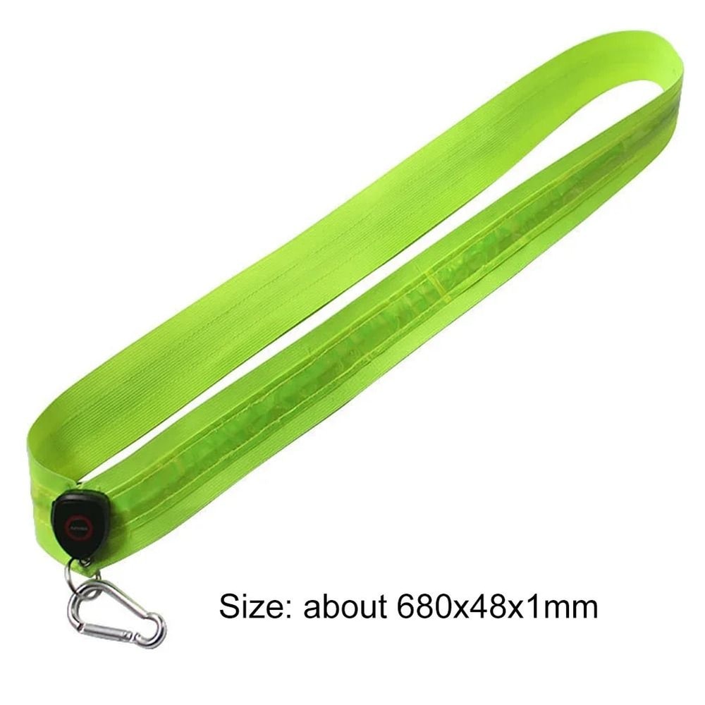 Rechargeable LED Reflective Shoulder Straps For Night Running Cycling And Outdoor Safety 5