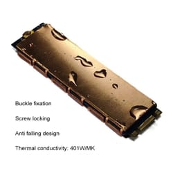 m.2 ssd heatsink with thermal pad aluminum radiator for laptop and pc cooling (single/double-sided)