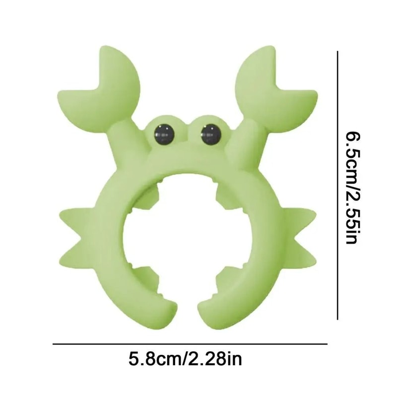 Crab Clip Silicone Utensil Rest Heat Resistant Spoon And Spatula Holder For Stove Top 6