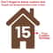 4pcs Waterproof Wheelie Bin Number Vinyl Stickers Durable Trash Bin Label Decals 11