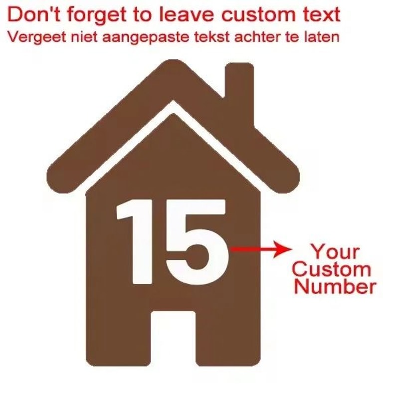 4pcs Waterproof Wheelie Bin Number Vinyl Stickers Durable Trash Bin Label Decals 11