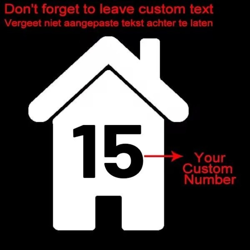 4pcs Waterproof Wheelie Bin Number Vinyl Stickers Durable Trash Bin Label Decals 7