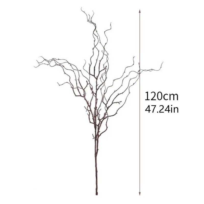 120cm Artificial Willow Branch Elegant Faux Tree Stem For Home And Living Room Decor 6