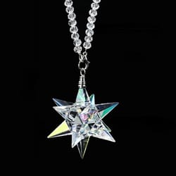 ab crystal rainbow maker car pendant hanging prism rearview mirror decor