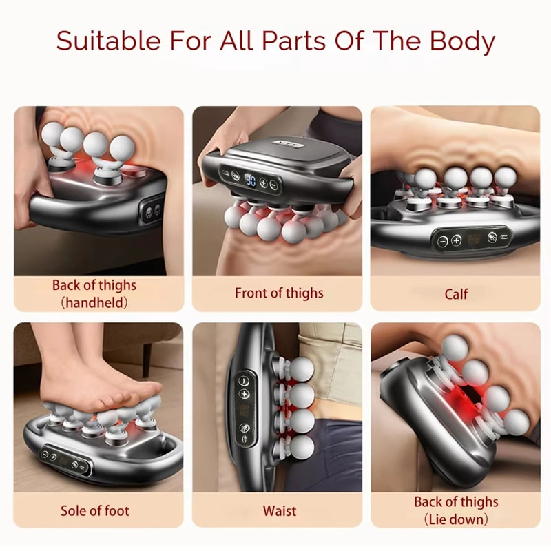16 Head Deep Tissue Massage Gun Set Electric Muscle Relaxation Device For Full Body Recovery 2
