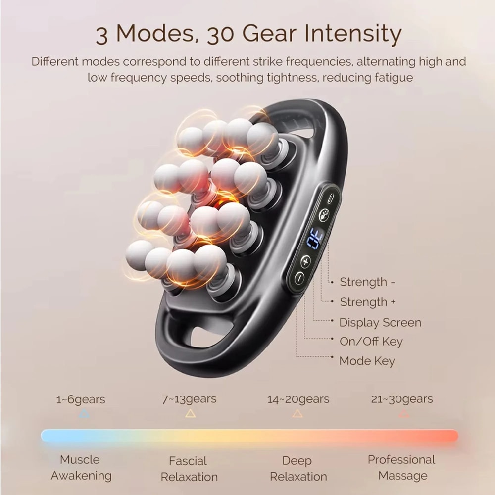 16 Head Deep Tissue Massage Gun Set Electric Muscle Relaxation Device For Full Body Recovery 6