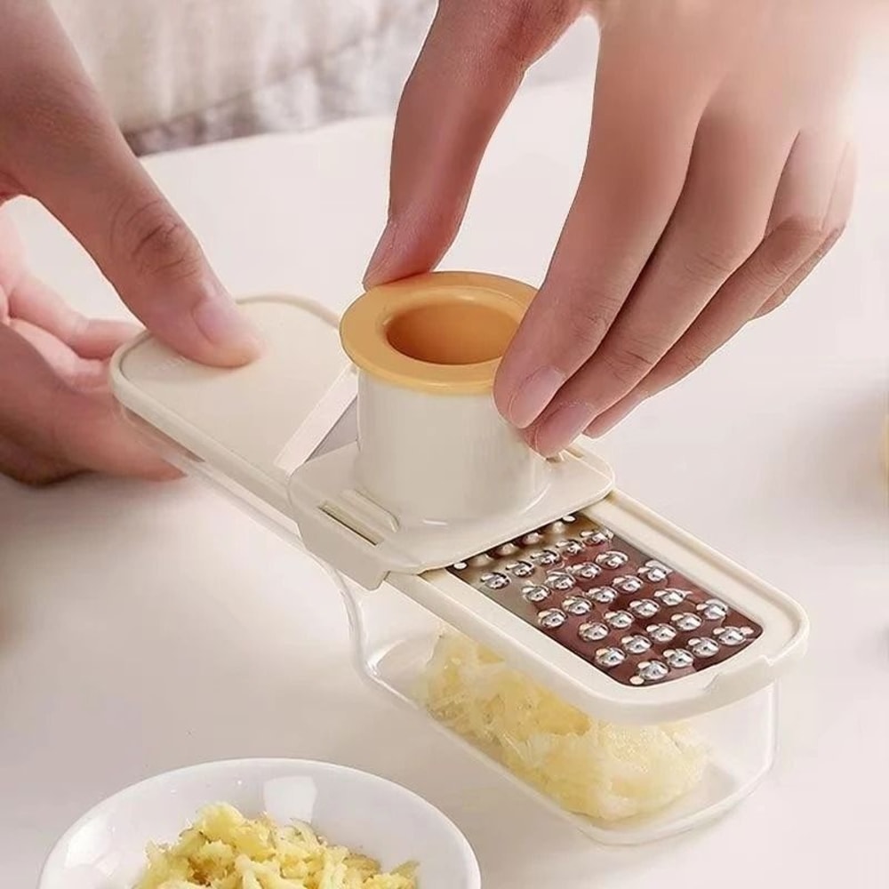 3 In 1 Ginger Garlic Grinder Manual Kitchen Slicer And Mincer Tool 7