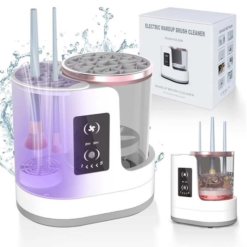 3in1 Electric Makeup Brush Cleaner And Dryer With USB Portable Holder 4