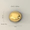 Modern Electroplated Stone Wall Hanging Art For Living Room Decor 12