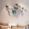 Modern Electroplated Stone Wall Hanging Art For Living Room Decor 4