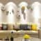 Modern Electroplated Stone Wall Hanging Art For Living Room Decor 5