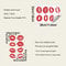 Red Lip Print Wall Stickers Self Adhesive Bedroom Bathroom Decor Decals 1