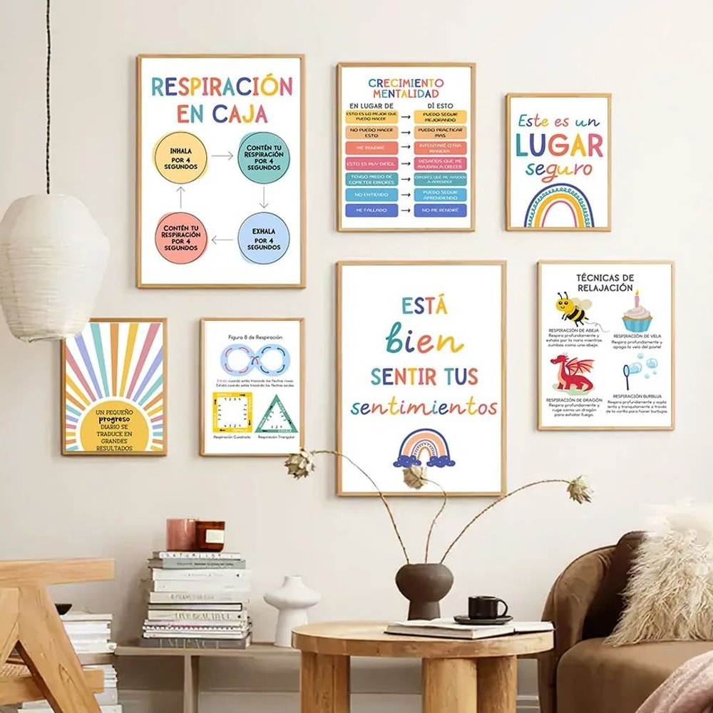 Growth Mindset Poster Therapy Office Wall Art Social Worker Decor Print 3