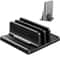 Adjustable 4 Slot Vertical Laptop Stand Space Saving Desk Organizer 1