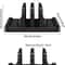 Adjustable 4 Slot Vertical Laptop Stand Space Saving Desk Organizer 3