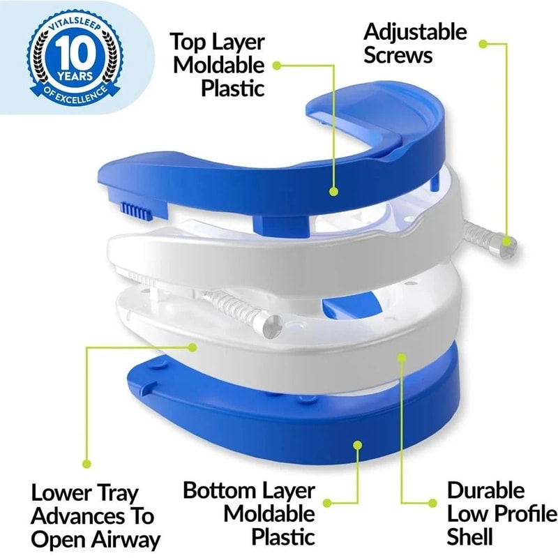 Adjustable Anti Snoring Mouth Guard Sleep Mouthpiece For Bruxism And Better Breathing 2