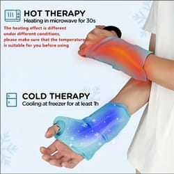 wrist ice pack wrap for carpal tunnel relief adjustable gel cold therapy brace