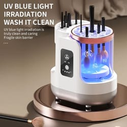 3 in 1 usb electric makeup brush cleaner automatic dryer and storage organizer
