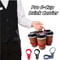 Foldable 6 Cup Reusable Drink Carrier Portable Coffee Cup Holder With Handle 0