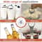 Foldable 6 Cup Reusable Drink Carrier Portable Coffee Cup Holder With Handle 5