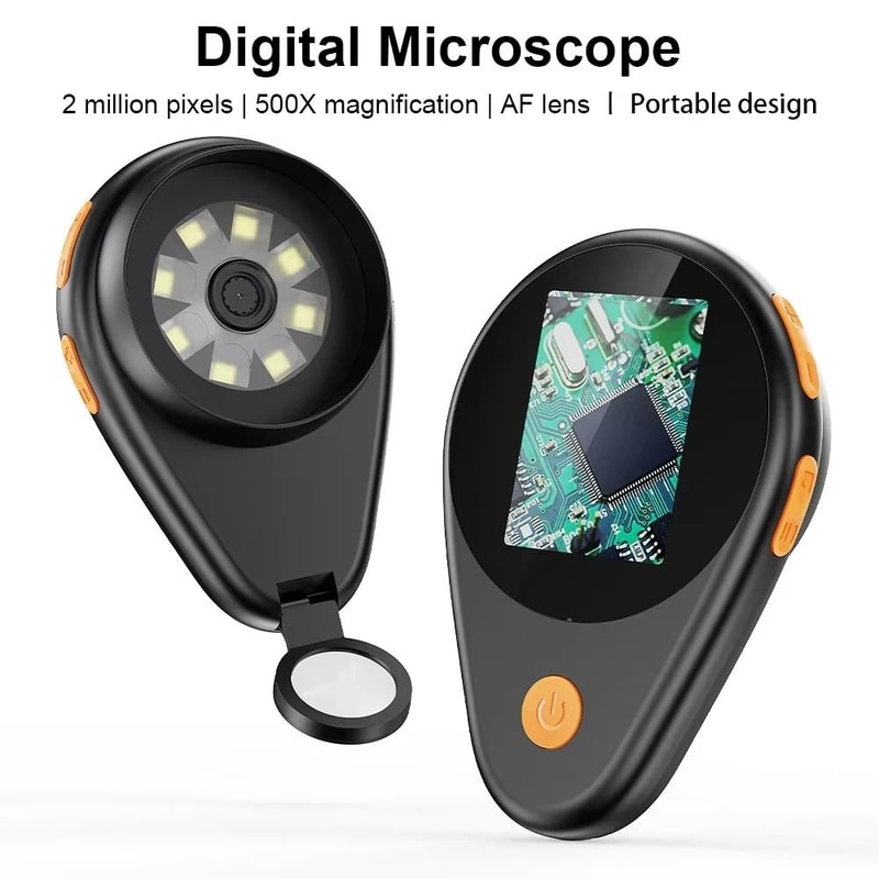 Portable Digital Microscope 500X Auto Focus Handheld Magnifier For Jewelry Repair 0