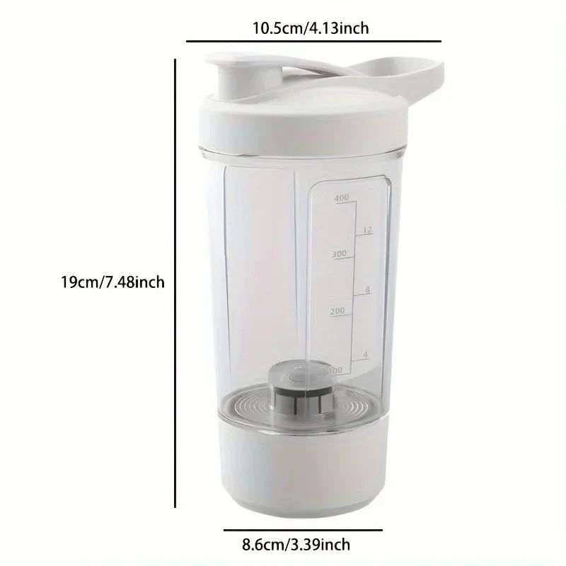 450ML Electric Self Stirring Protein Shaker Cup USB Rechargeable Mixing Bottle 2
