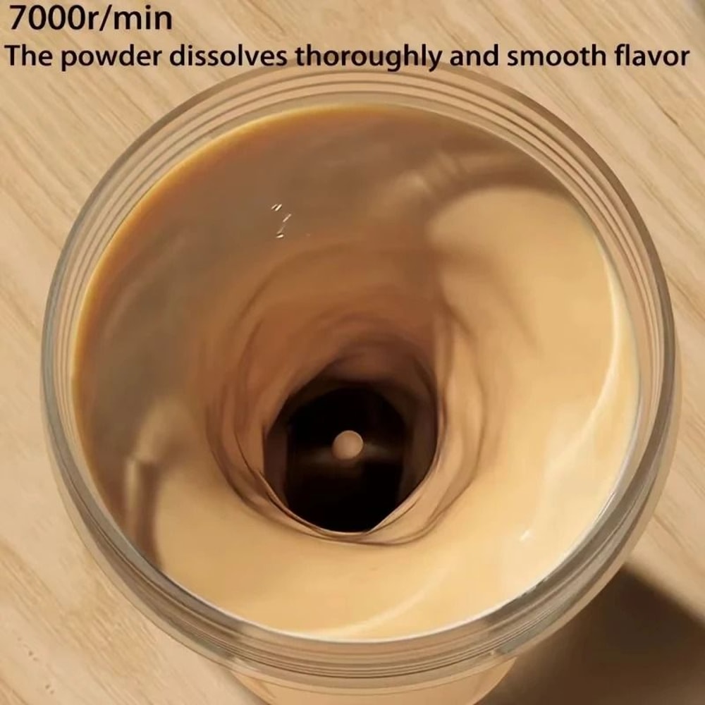 450ML Electric Self Stirring Protein Shaker Cup USB Rechargeable Mixing Bottle 5