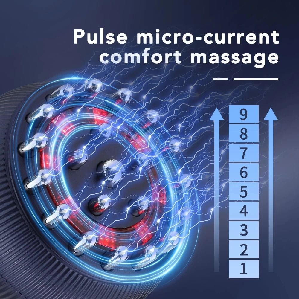 Electric Gua Sha Massager EMS Microcurrent Hot Compress Body Slimming Device 4