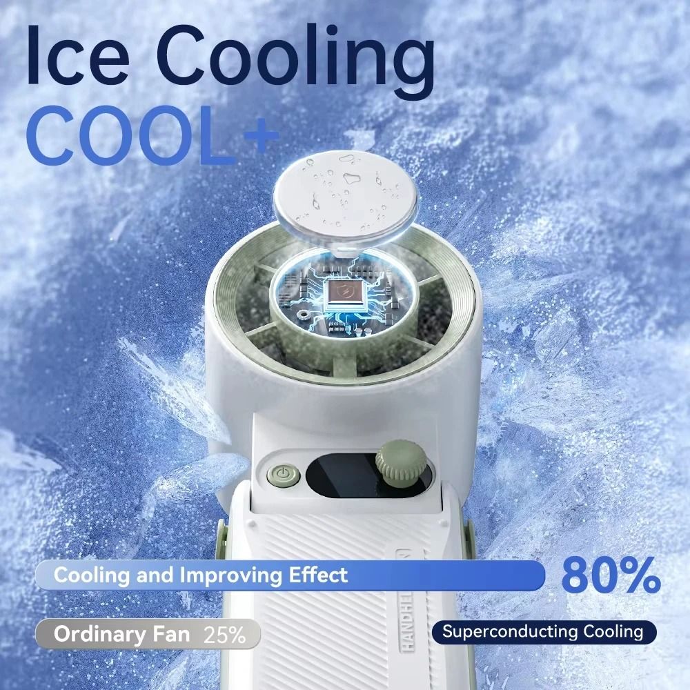 Rechargeable Handheld Cooling Fan 199Speed Portable Mini Fan With Turbo Airflow 1