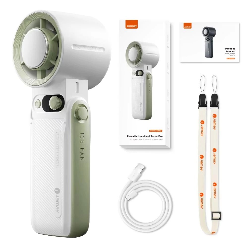 Rechargeable Handheld Cooling Fan 199Speed Portable Mini Fan With Turbo Airflow 8